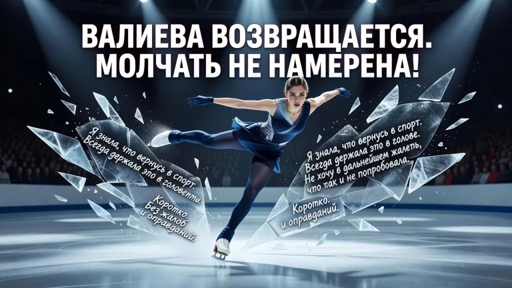 Валиева возвращается. Молчать не намерена!